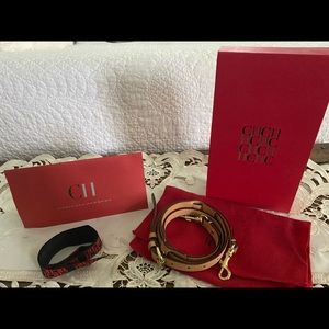 Carolina Herrera Vachetta Crossbody Strap